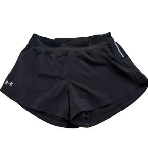 Under Armour workout shorts black size. small see measurements no size indicated